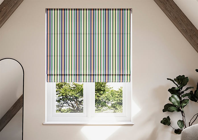 The British Stripe Co. Elizabeth, Notting Hill No.1 - Roman Blind - Image 3